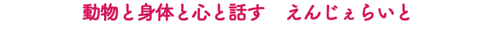 動物と身体と心と話す　えんじぇらいと